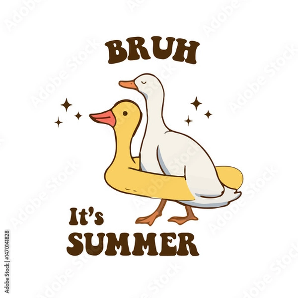 Fototapeta bruh it's summer