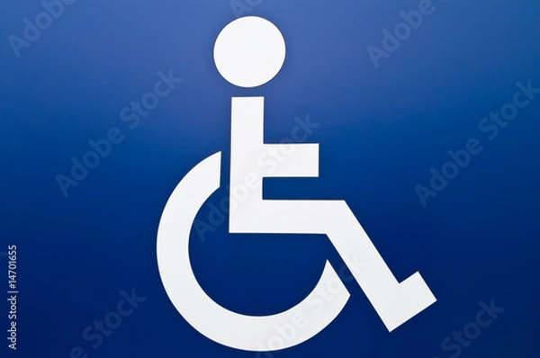 Obraz Disabled sign