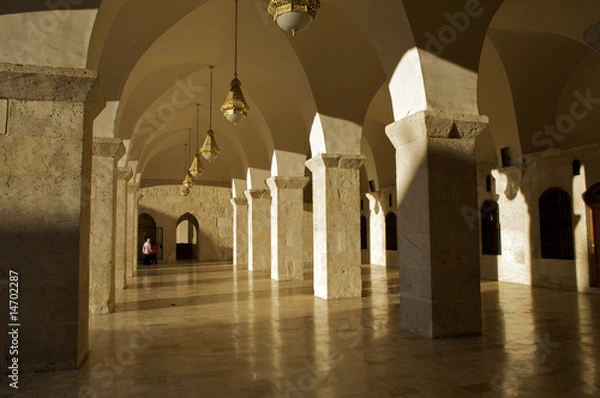 Fototapeta Seitengewölbe der Umayyad Moschee, Aleppo, Syrien