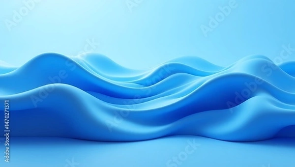 Obraz Abstract blue wave background