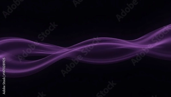 Fototapeta Abstract purple wave background