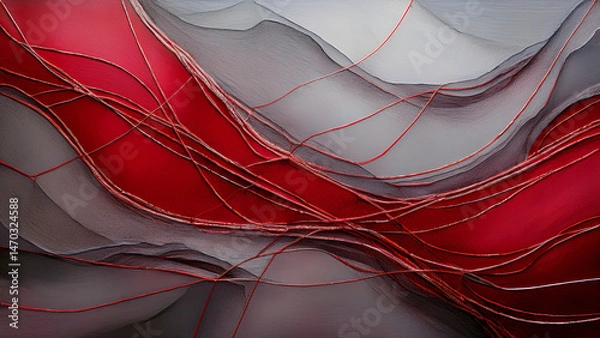 Fototapeta red leather texture