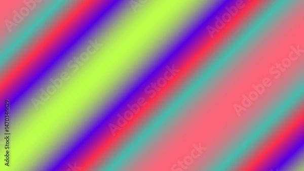 Fototapeta Diagonal stripes of vibrant, gradient colors (81)