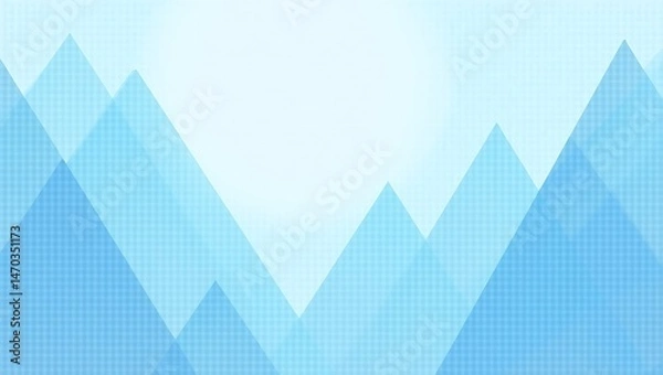 Fototapeta Abstract geometric background with overlapping translucent angular shapes in various shades of blue