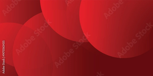 Obraz Red abstract background. Dynamic shapes composition. vector abstract eps10