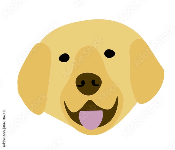 Obraz Lab golden head