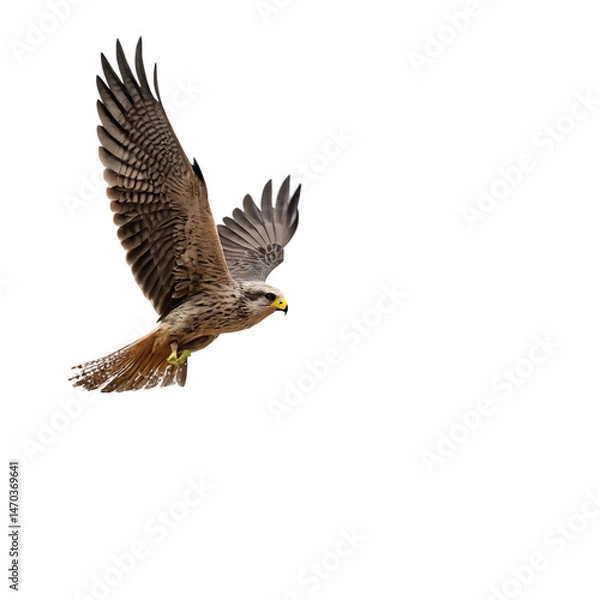 Obraz red tailed hawk isolated on transparent background