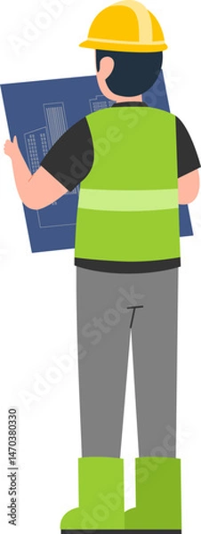 Fototapeta Construction Illustration