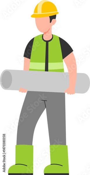 Fototapeta Construction Illustration