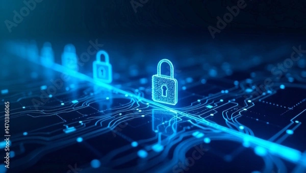 Obraz Vertical Flow of Protected Information