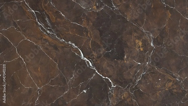 Obraz Brown marble stone texture