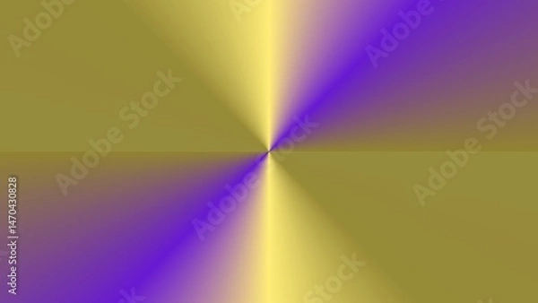 Obraz Radial gradient transitioning from gold to purple