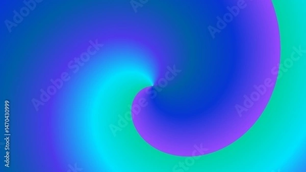 Obraz Swirling gradient of blue, purple, and teal hues creating a vortex effect