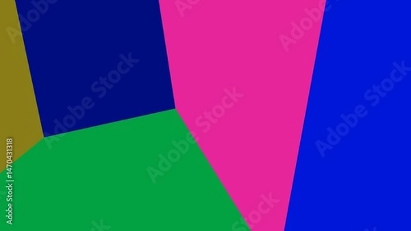 Fototapeta Abstract geometric artwork with vibrant color blocks (26)