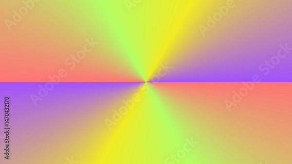 Obraz Abstract radial gradient in pastel hues, radiating from center