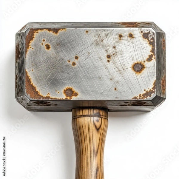 Fototapeta Rustic Hammer Tool Close-up Studio Shot

