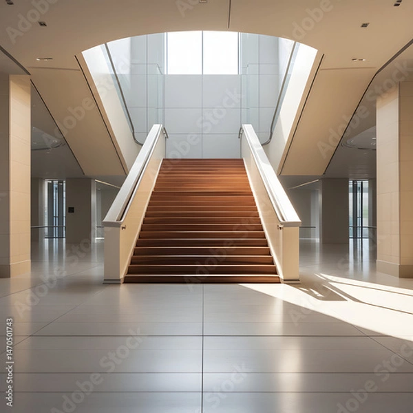 Obraz staircase in a hotel