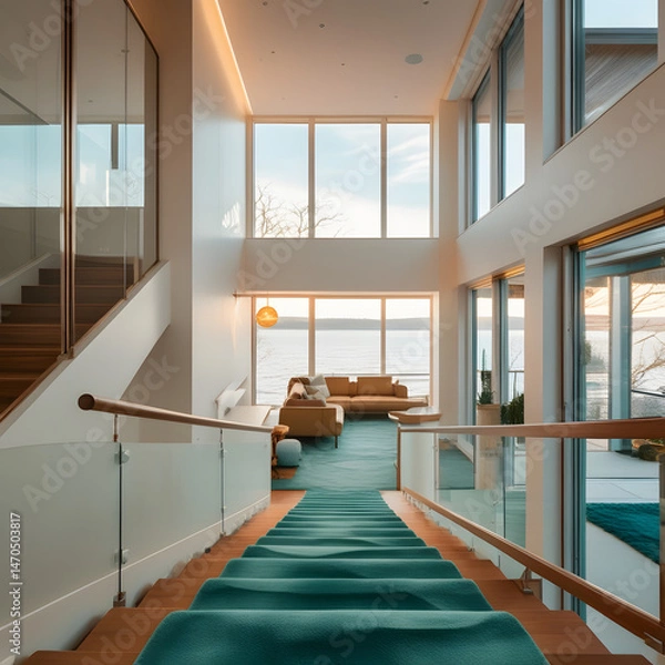 Obraz interior luxury apartment comfortable suite