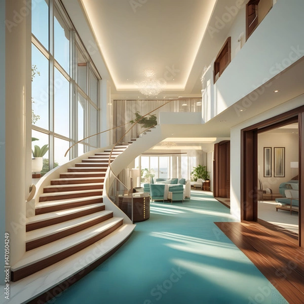 Obraz modern Stairs architecture interior