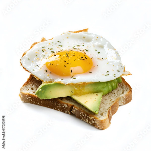 Fototapeta Delicious international sandwiches set isolated on white background - professional food images generated using AI