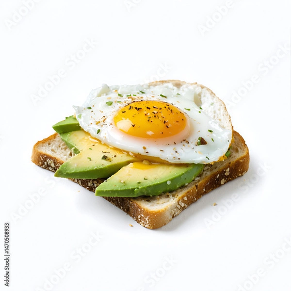 Fototapeta Delicious international sandwiches set isolated on white background - professional food images generated using AI