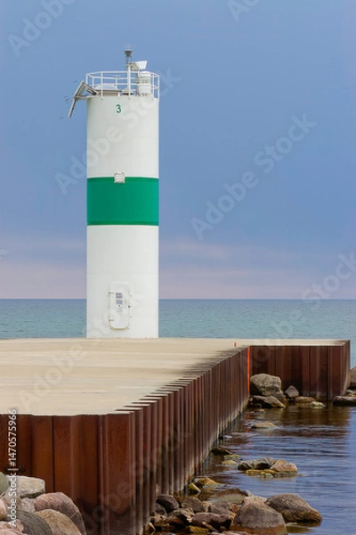 Obraz lighthouse on the pier