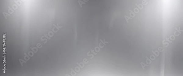 Fototapeta Sleek silver gradient, metallic texture background, pattern, modern, shiny surface
