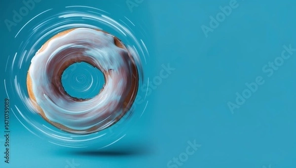 Obraz Blue Fluid Background With Navy And Cobalt