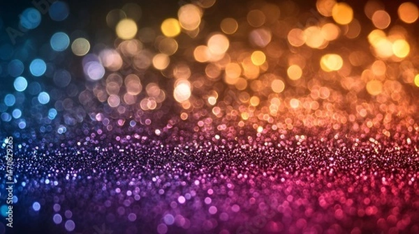 Obraz glossy neon shine holographic metallic Photography background