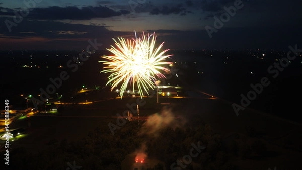 Obraz Fireworks at night 