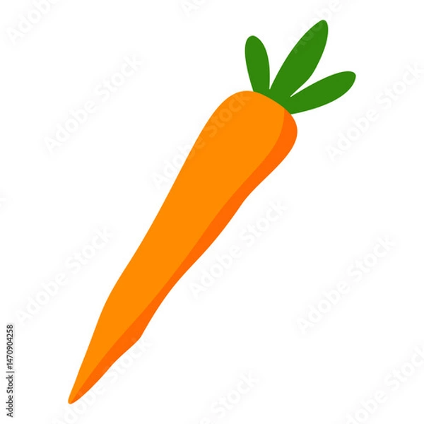 Obraz carrot vector illustration