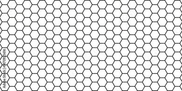 Obraz honeycomb seamless pattern, vector illustration