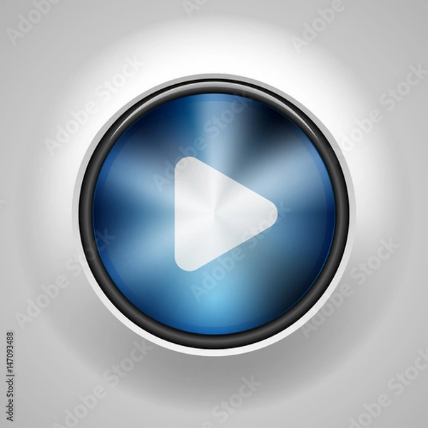 Fototapeta Play button sign