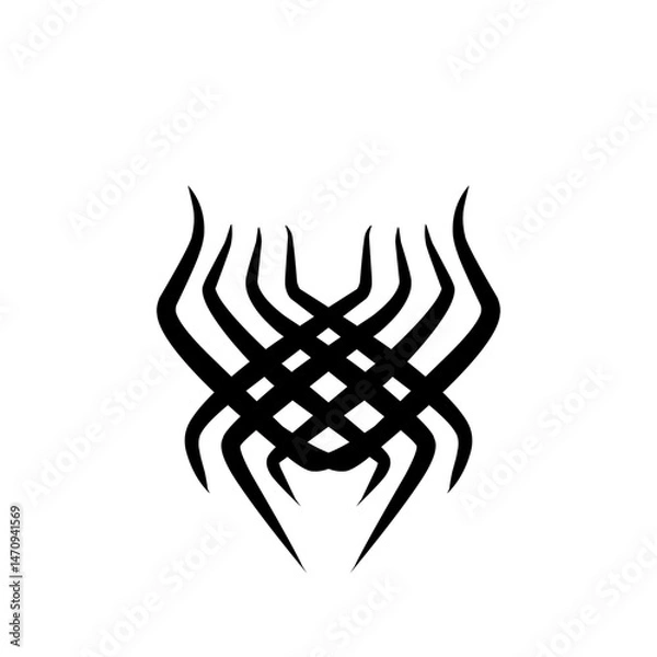 Obraz Abstract design featuring intricate patterns and shapes with a dynamic flow and contrast