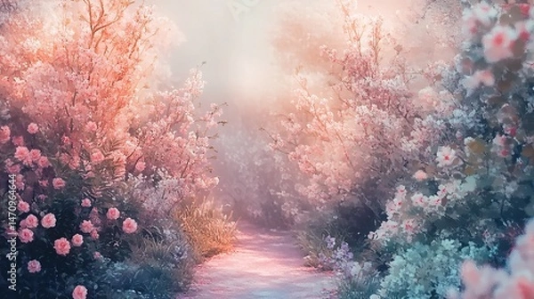 Obraz Mystical Blossom Path