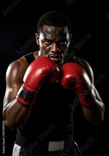 Fototapeta The Fighter's Gaze