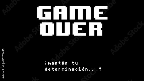Obraz Game Over