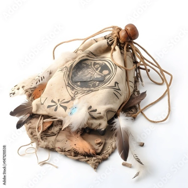 Obraz Native American Medicine Bag. (1)