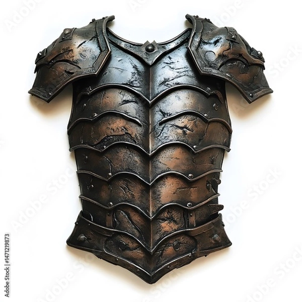 Obraz Dark Bronze Armor with Studio Shot.