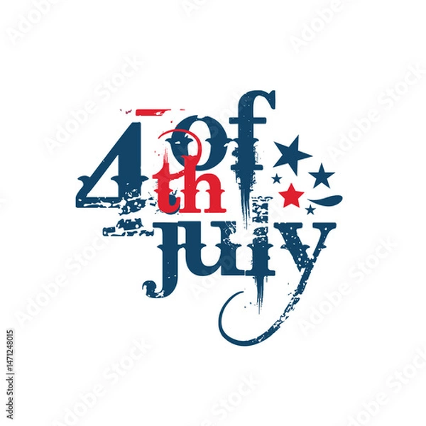 Fototapeta Happy 4th of July Independence Day Celebration