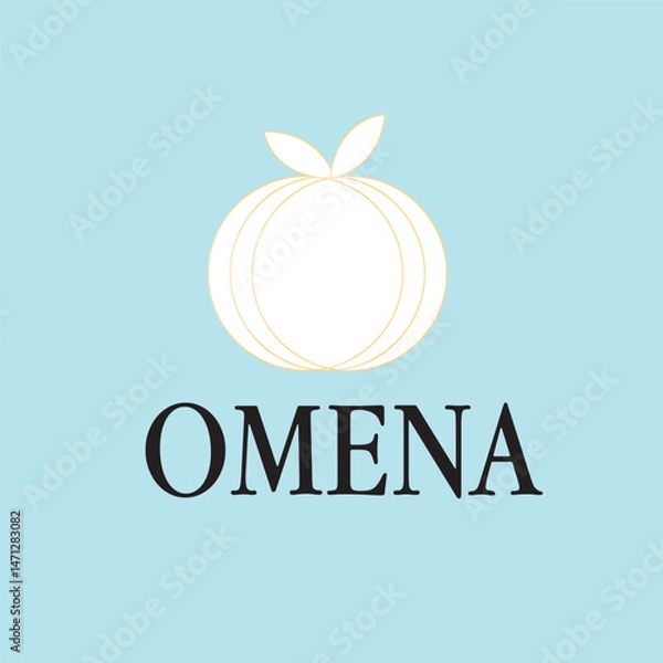 Obraz Omena Aplle Kompany Logo 