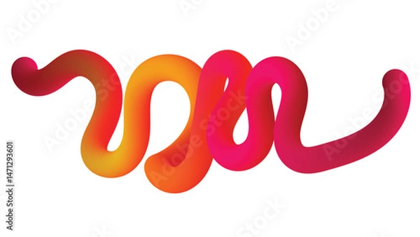 Fototapeta Blending gradient color line for background