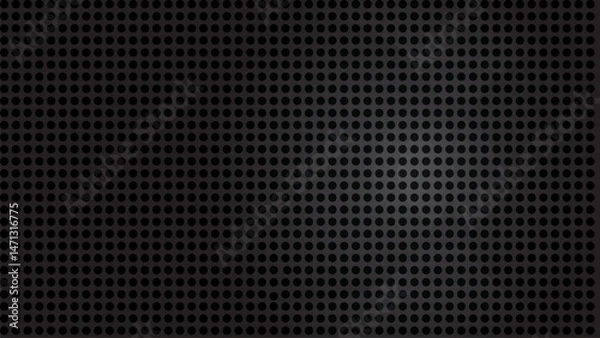 Obraz Black abstract tech geometric modern background. Vector design