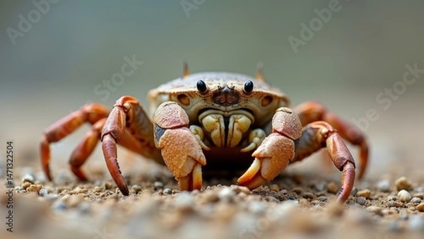 Fototapeta Beach crab static image