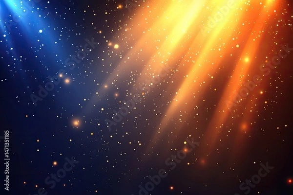 Fototapeta Stage lighting, dramatic effect