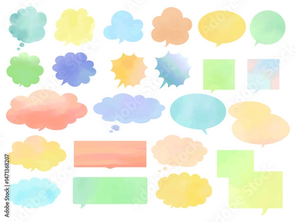 Obraz 水彩フレームセット