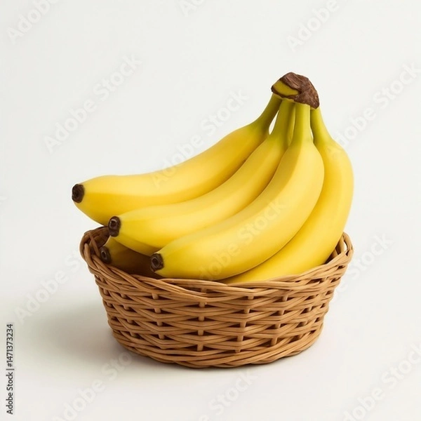 Obraz bunch of bananas in a basket