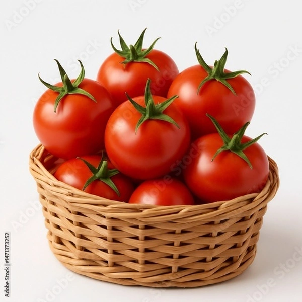 Obraz tomatoes in basket