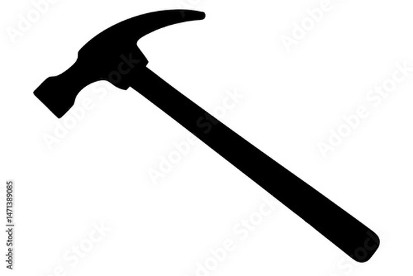 Fototapeta hammer isolated on white