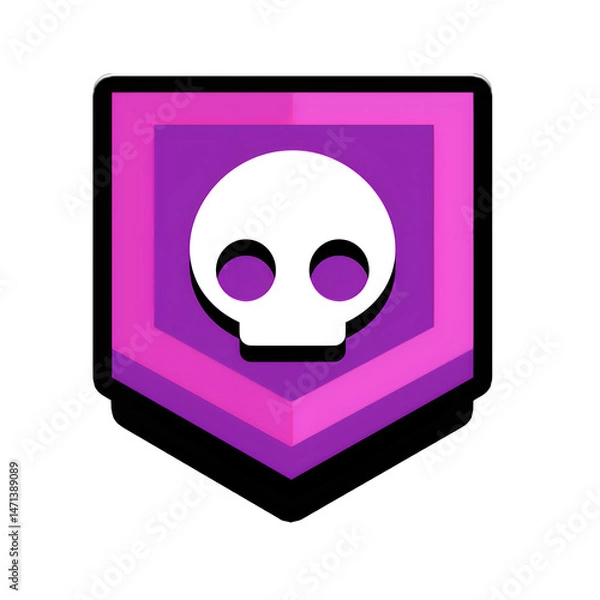 Fototapeta skull and crossbones icon